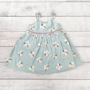 OshKosh B’gosh Toddler Dress Floral Tie Strap Sundress 12-18 Months